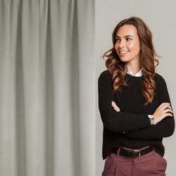 Zavjesa za zamračivanje sa strukturalnim uzorkom, glatka, polumat 135x250 Carlo bež