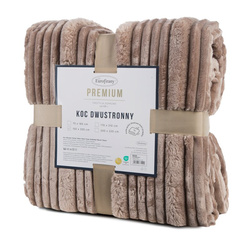 Flano deka 220x200 cm s 3D uzorkom NINA 