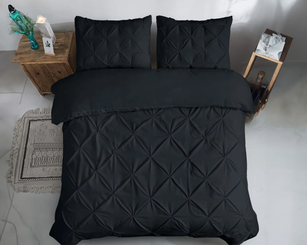 Pamučna crna posteljina 200x220 Salvador