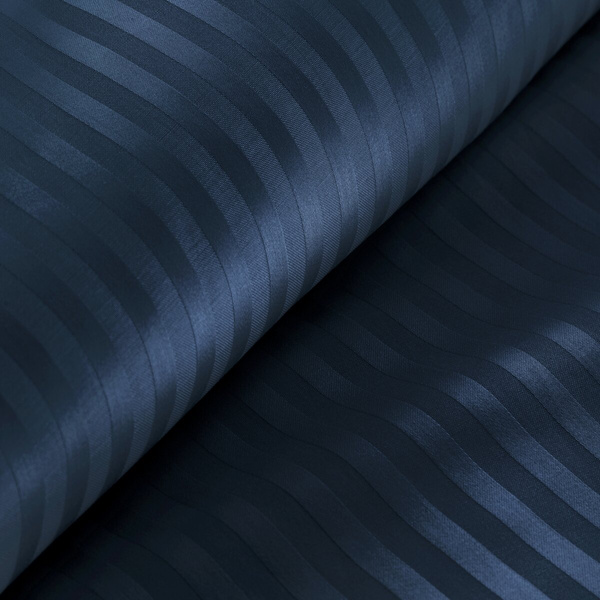 Premium prugasta posteljina za apartmane od pamučnog satena 160x200