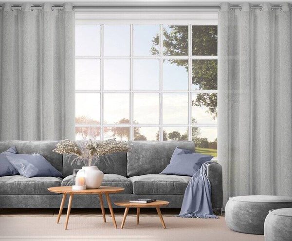 Zavjesa 140x250  ANGELICA sa strukturom kiše