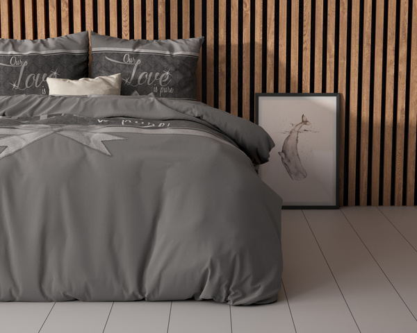 Set posteljine 140x200/220 od mikrovlakana sa čistim printom, nije potrebno glačanje
