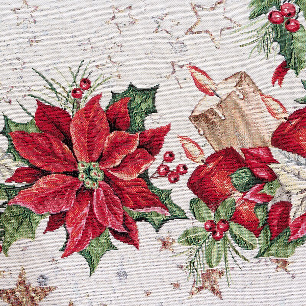 Tapiserijski nadstolnjak 45x140 cm ukrašen božićnim motivom