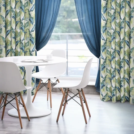 Zavjesa za zamračivanje s printom tropskog lišća blackout 140x250 Hanna