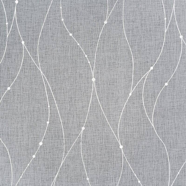 Zavjesa 140x270 od etamina ukrašen suptilnim srebrnim uzorkom Arlena