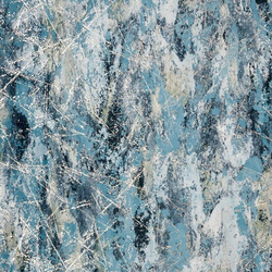 Baršunasta zavjesa sa srebrnim uzorkom, 140x250 cm - MALIA