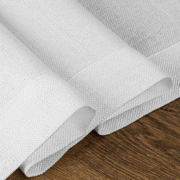 Bijeli stolnjak s ukrasnim rubom 145x300 Stella 2