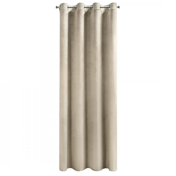 Zavjesa od jednobojnog mekog baršuna 140x250 cm ROSA