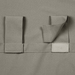 Zavjesa za terasu 155x200 boja cappuccina od nepromočive tkanine sa čičak trakama GARDEN