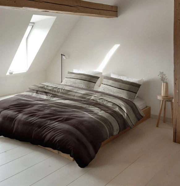 Posteljina od flanela 240x220 siva, mekana na dodir Marcus