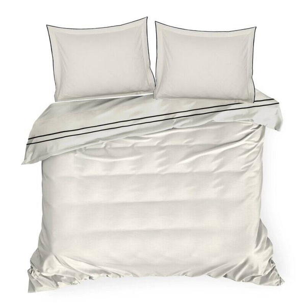 Posteljina 220x200 cm od ranforce pamuka ukrašena vrpcom REINA 38