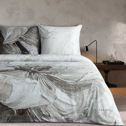 Posteljina 220x200 cm od egipatskog pamučnog makosatina, s dizajnerskim printom Eve Minge