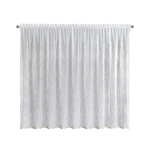 Gotova zavjesa dek 350x140 cm krem boje