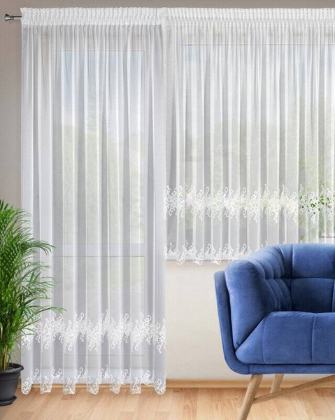 Zavjesa DEK 400x160 cm bijela