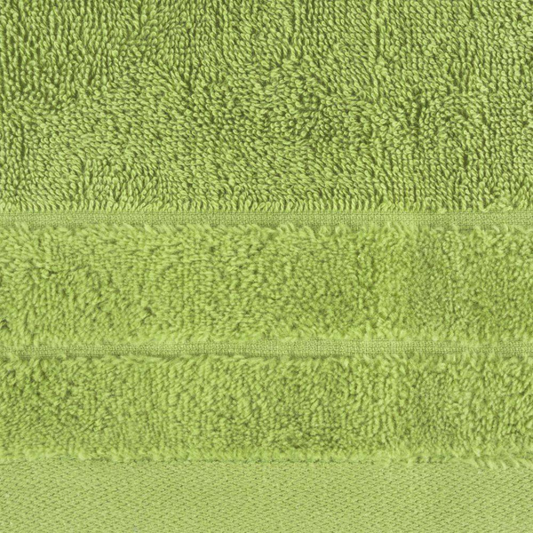 Ručnik s rubom od velura, gramature 500 g/m2 Damla (12) 70X140 cm maslinasti