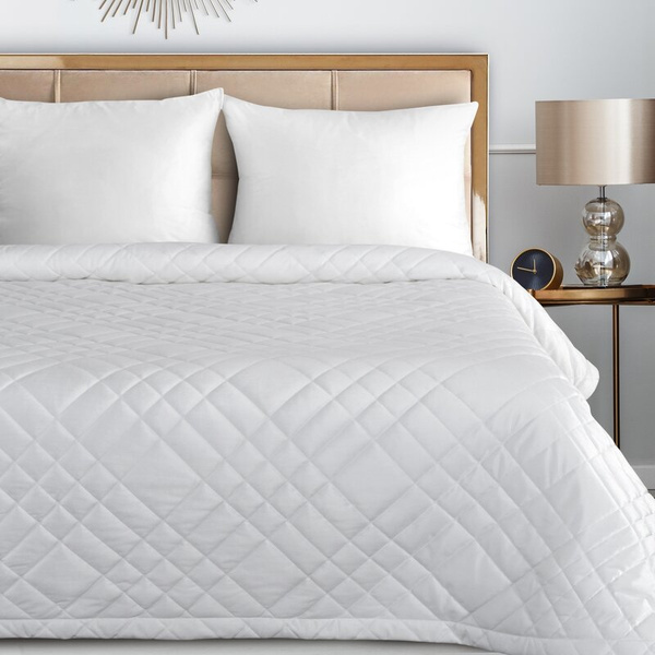 Baršunasti prekrivač za krevet 200x220 cm s geometrijskim šavovima RIA 6