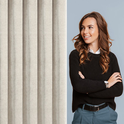 Zavjesa s šenil strukturom 140x270 cm traka - NESKA