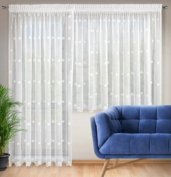 Zavjesa DEK 400x160 cm bijela