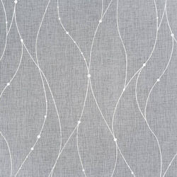 Zavjesa 140x270 od etamina ukrašen suptilnim srebrnim uzorkom Arlena