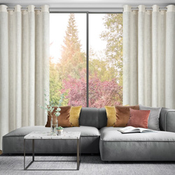 Prirodna zavjesa s vidljivim i prirodnim tkanjem s daškom lana, 140x250 cm - ELINA