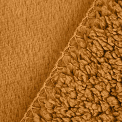 Zimska deka 170x210 cm, dvostrani prekrivač od ugodnog krzna i tkanine s uzorkom janjeće kože, NINA Premium