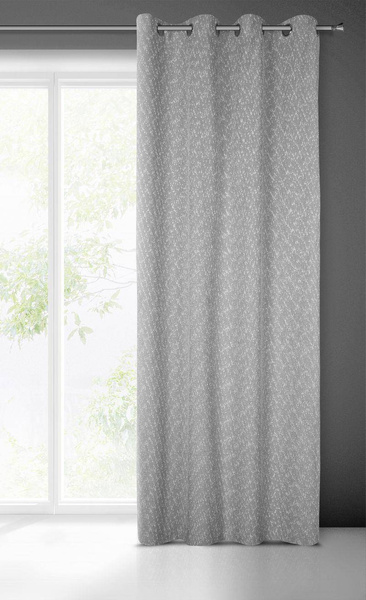 Zavjesa s malim čvorovima u eko stilu 140x260 Sandi