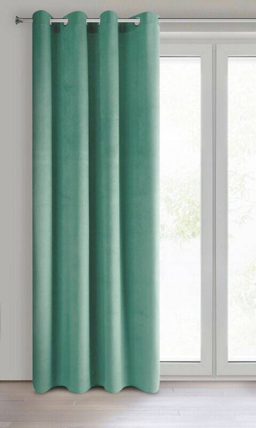 Gotova zavjesa od glat baršuna 140x250 težine 215 g/m2 Pierre