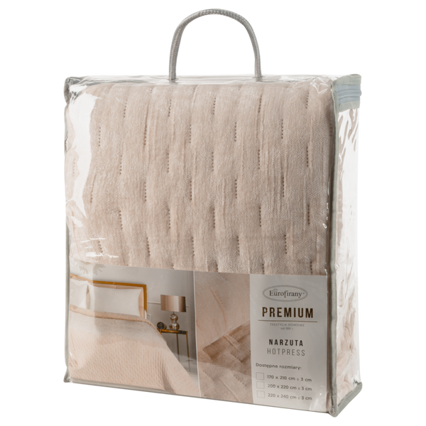 Prekrivač od ​​šenila 220x240 cm, prošiven metodom vrućeg prešanja HELEN1