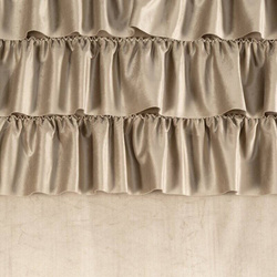 Zavjesa 140x270 na traci AURA s volanima