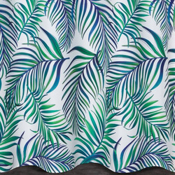 Baršunasta zavjesa 140x250 s printom palminog lišća Palms
