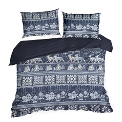 Božićna posteljina 140x200 cm od pamučnog flanela