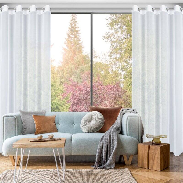 Zavjesa 135x270 od laganog šifona nježnog sjaja Arleta