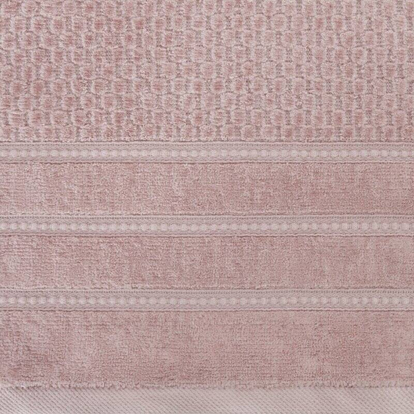 Pahuljasti ručnik 30x50 cm s reljefnom kariranom teksturom i baršunastim rubom, 500 g/m2 Adore