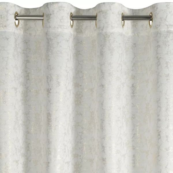 Zavjesa ukrašena printom podsjećajućim na mramor, 140x250 cm - RONYA zlatne ušice