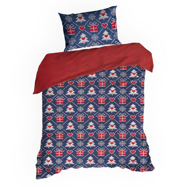 Božićna posteljina 220x200 od renforce pamuka Merry