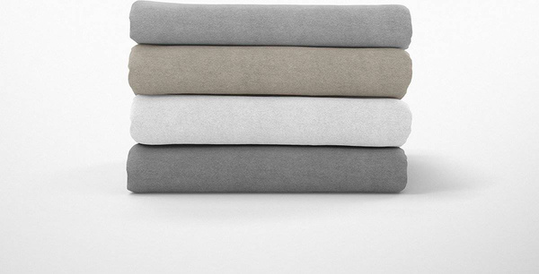 Plahta od flanela glat boja srebrna 200x250