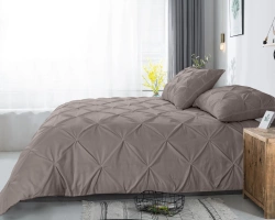 Pamučna bež posteljina 200x220 Salvador