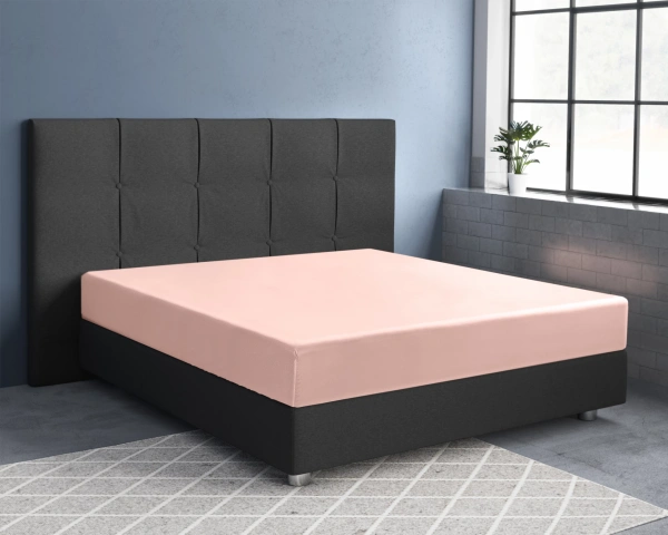 Premium plahta pamučni saten s gumicom 180x210 + 30 cm