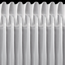 Bijela šifonska zavjesa za kuhinju ukrašena 3D ružama, 70x150 cm- ROSES11 Eva Minge