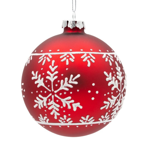 Staklena kugla za božićno drvce ∅ 10cm