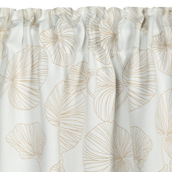 Zavjesa od blackout tkanine sa printom zlatnih listova lopoča 140x300 cm  Margold