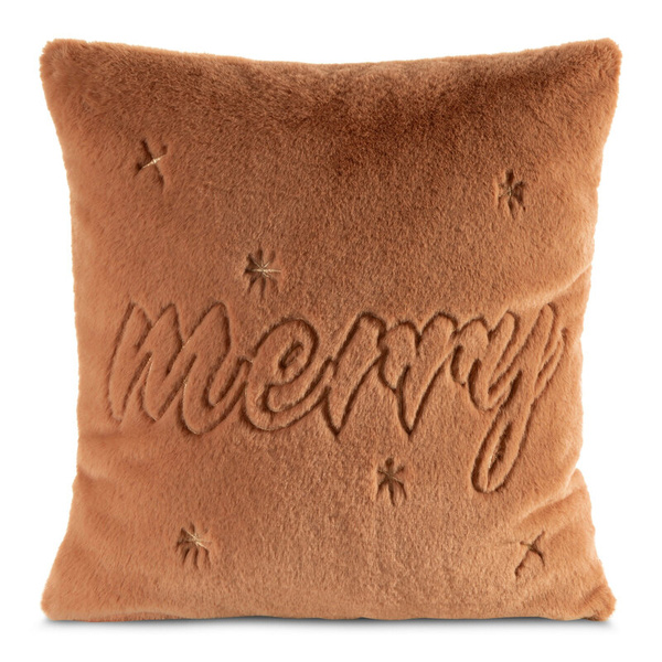 Jastučnica od baršuna 45x45 cm, izrađena od mekog krzna s reljefnim uzorkom