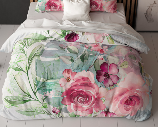 Set posteljine 140x200/220 od mikrovlakana sa čistim printom, nije potrebno glačanje