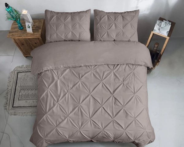 Pamučna bež posteljina 240x220 Salvador