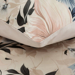 Posteljina 140x200 od ranforce pamuka ukrašena cvjetnim uzorkom Sonia