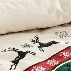 Božićna posteljina 220x200 cm, ranforce pamuk