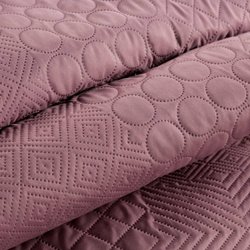 Prekrivač ružičasta 170x210 prošiven u patchwork uzorku BONI 5