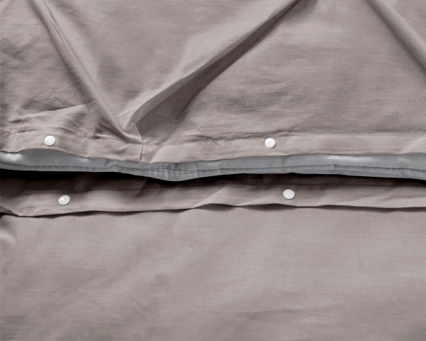 Pamučna bež posteljina 140x220 Salvador