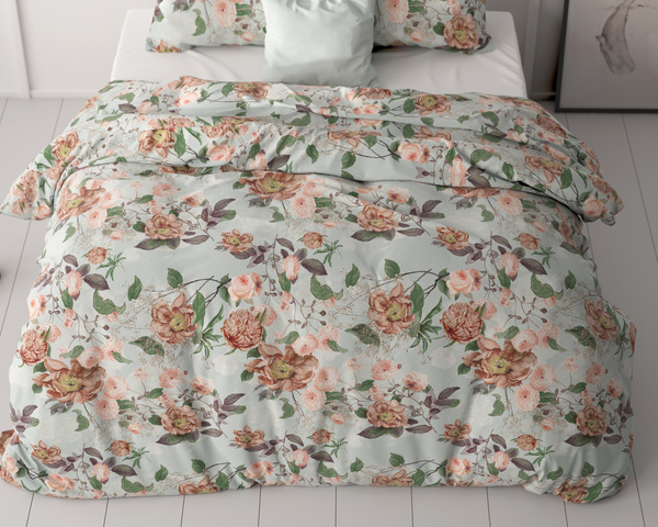 Set posteljine 140x200/220 od mikrovlakana sa čistim printom, nije potrebno glačanje