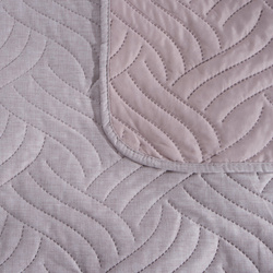 Prekrivač koji imitira lan 200x220 cm s geometrijskim uzorkom, LEN Design 91